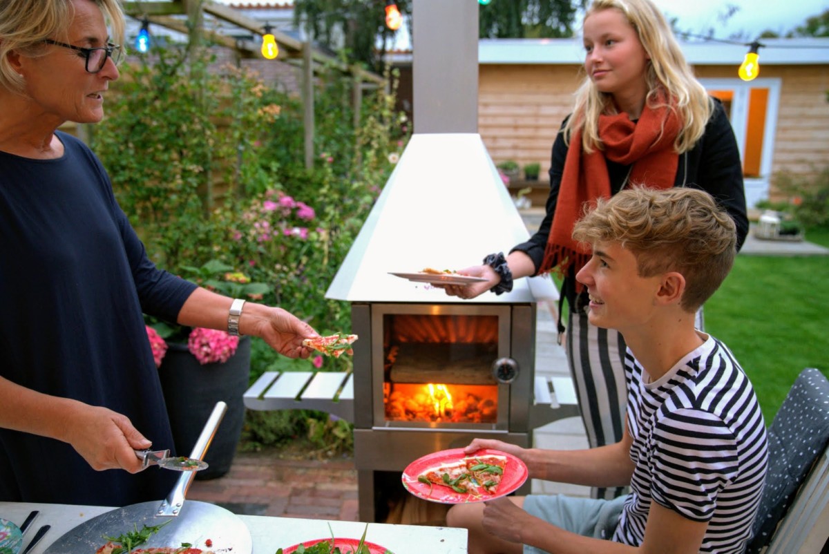 De Pejs tuinhaard als pizzaoven